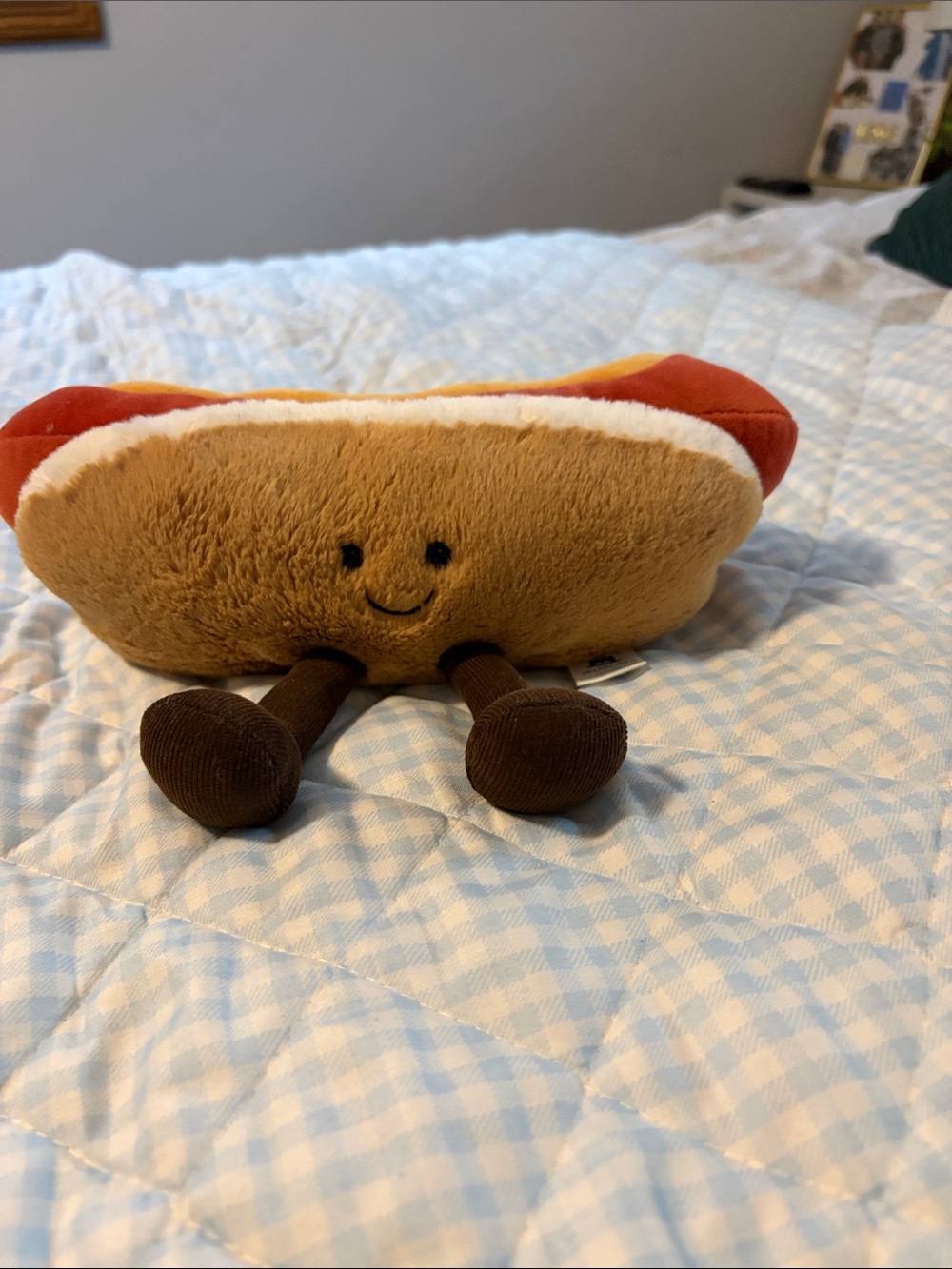 Plush Hot Dog jellycat - Brown & Red Kids Plush